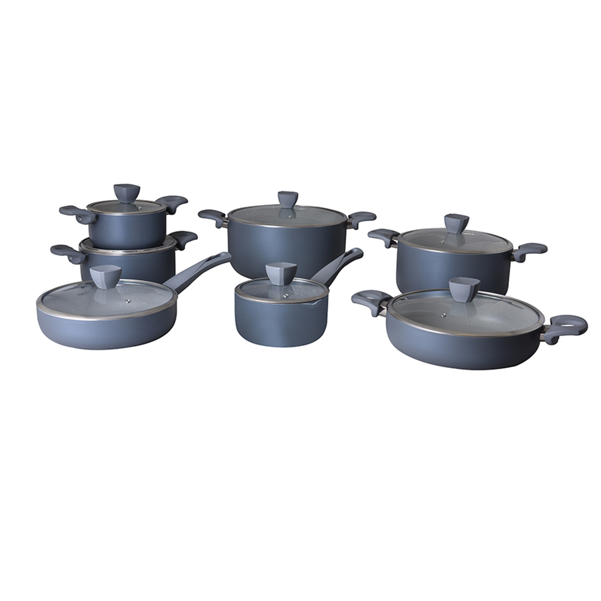RIWALD 14 Pcs Cookware Set