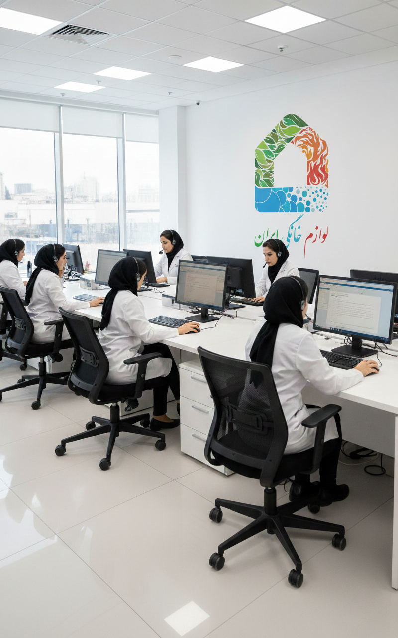 خدمات اطلاعات مشتریان لوارم خانگی ایران